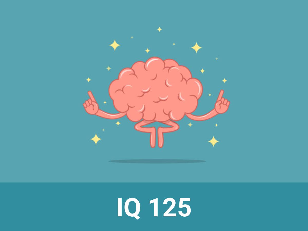 IQ 125 and American Hollywood Star IQtest